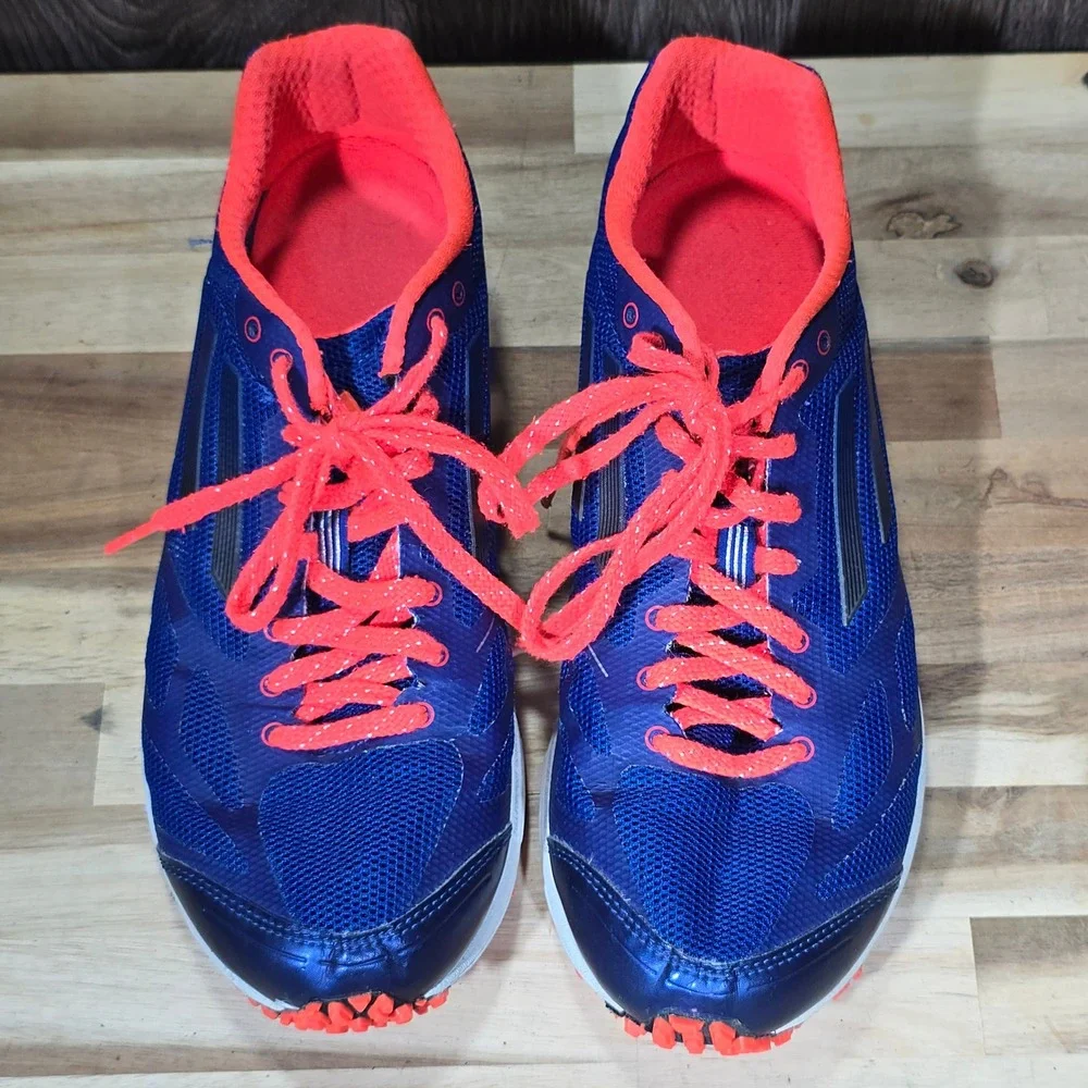 Adidas Adizero Hagio 2 Blue Orange Lightweight Running‎ Shoes 7.5 G95122